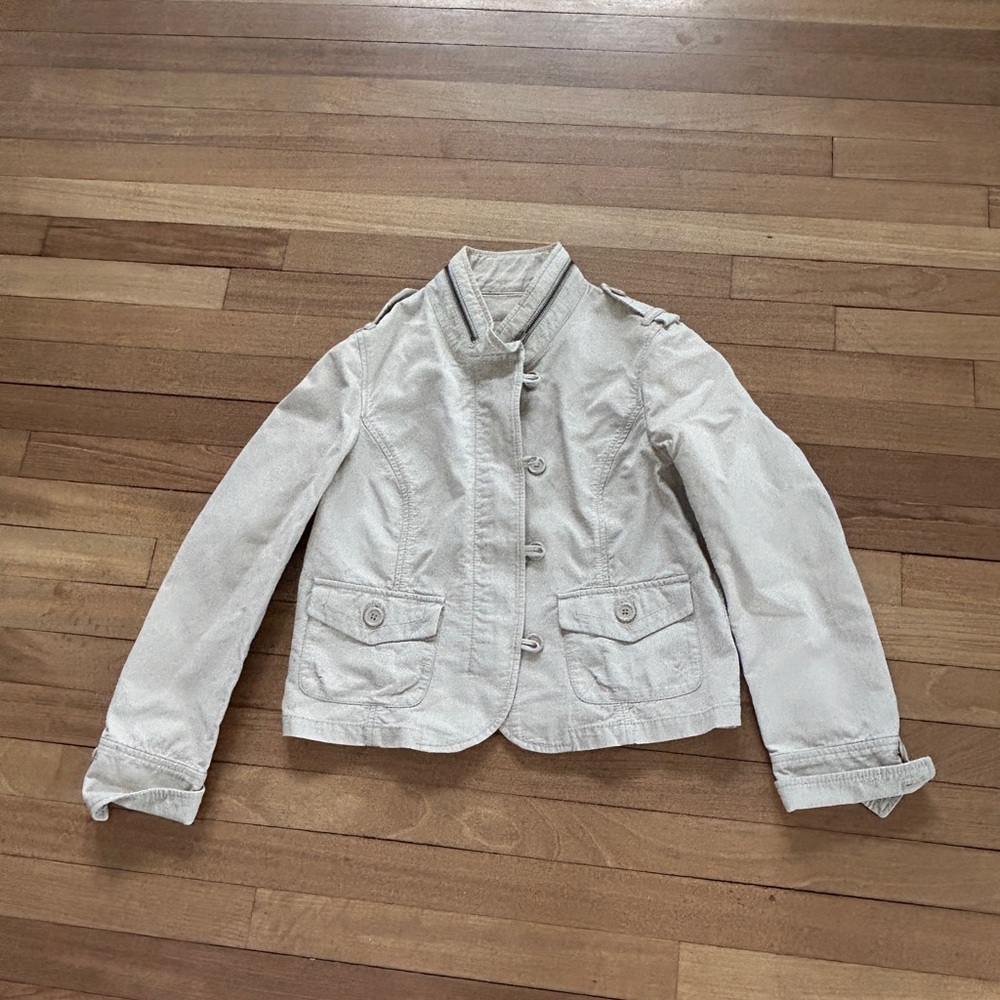 Joe Fresh Women’s Khaki Jacket 100% Cotton Medium F15